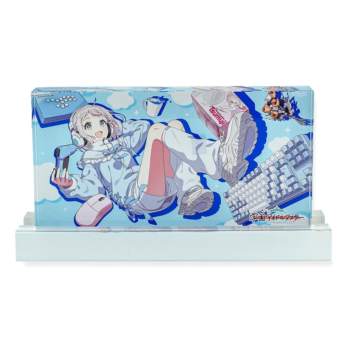 FumoColle x Gakuen Idolmaster Acrylic Block with LED Stand Katsuragi Lilya