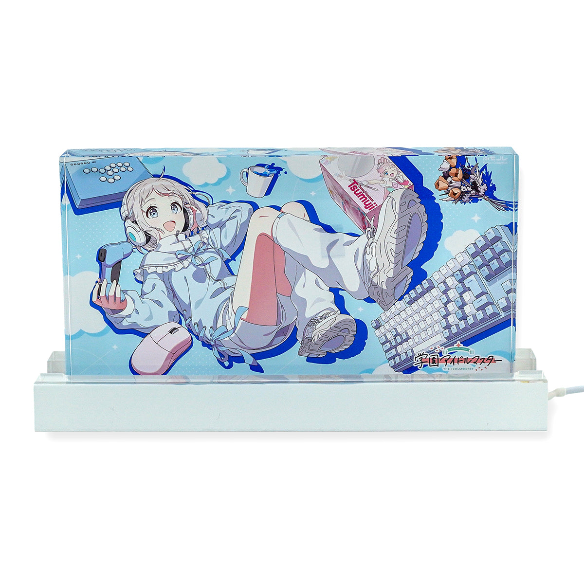 FumoColle x Gakuen Idolmaster Acrylic Block with LED Stand Katsuragi Lilya