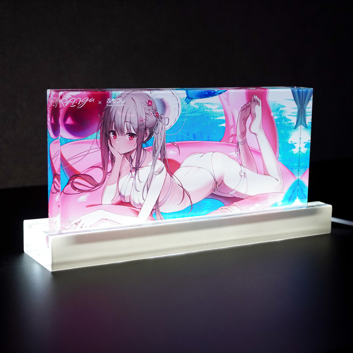 ふもコレSeasons × らんぐ LEDスタンド付きアクリルブロック 25夏