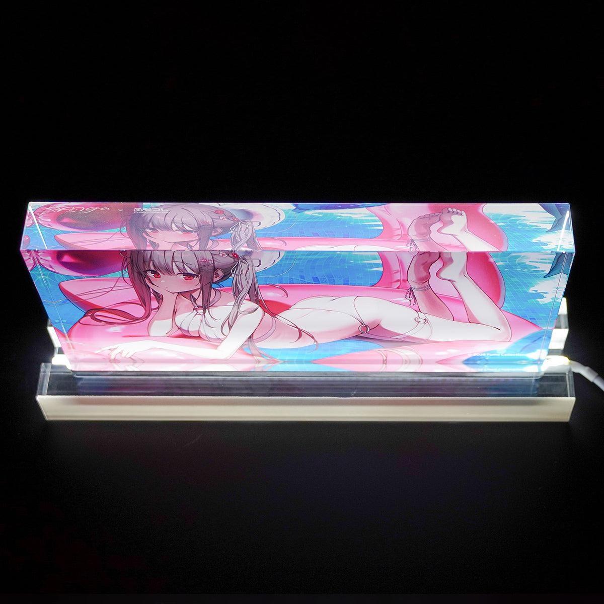 ふもコレSeasons × らんぐ LEDスタンド付きアクリルブロック 25夏