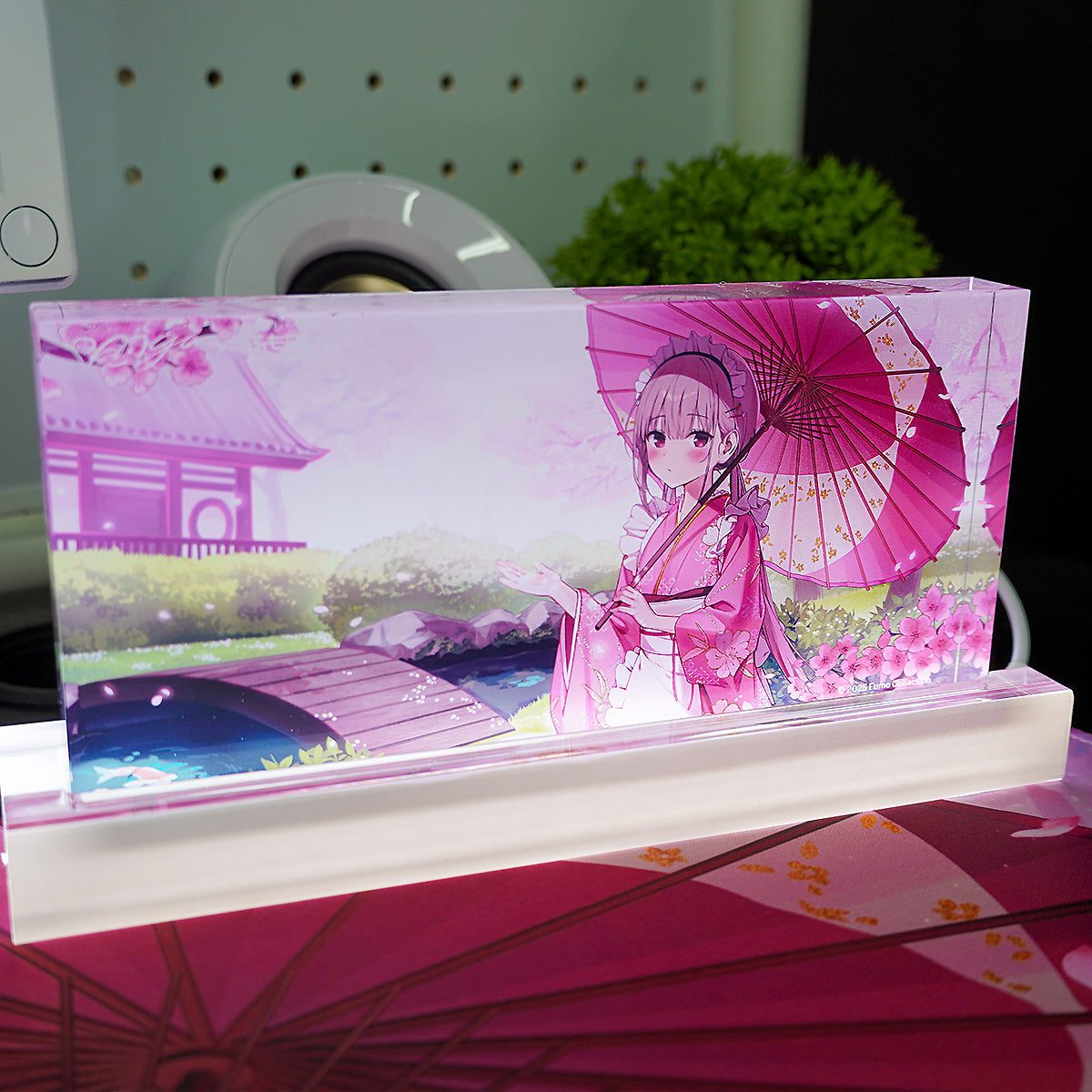 ふもコレSeasons × らんぐ LEDスタンド付きアクリルブロック 25春