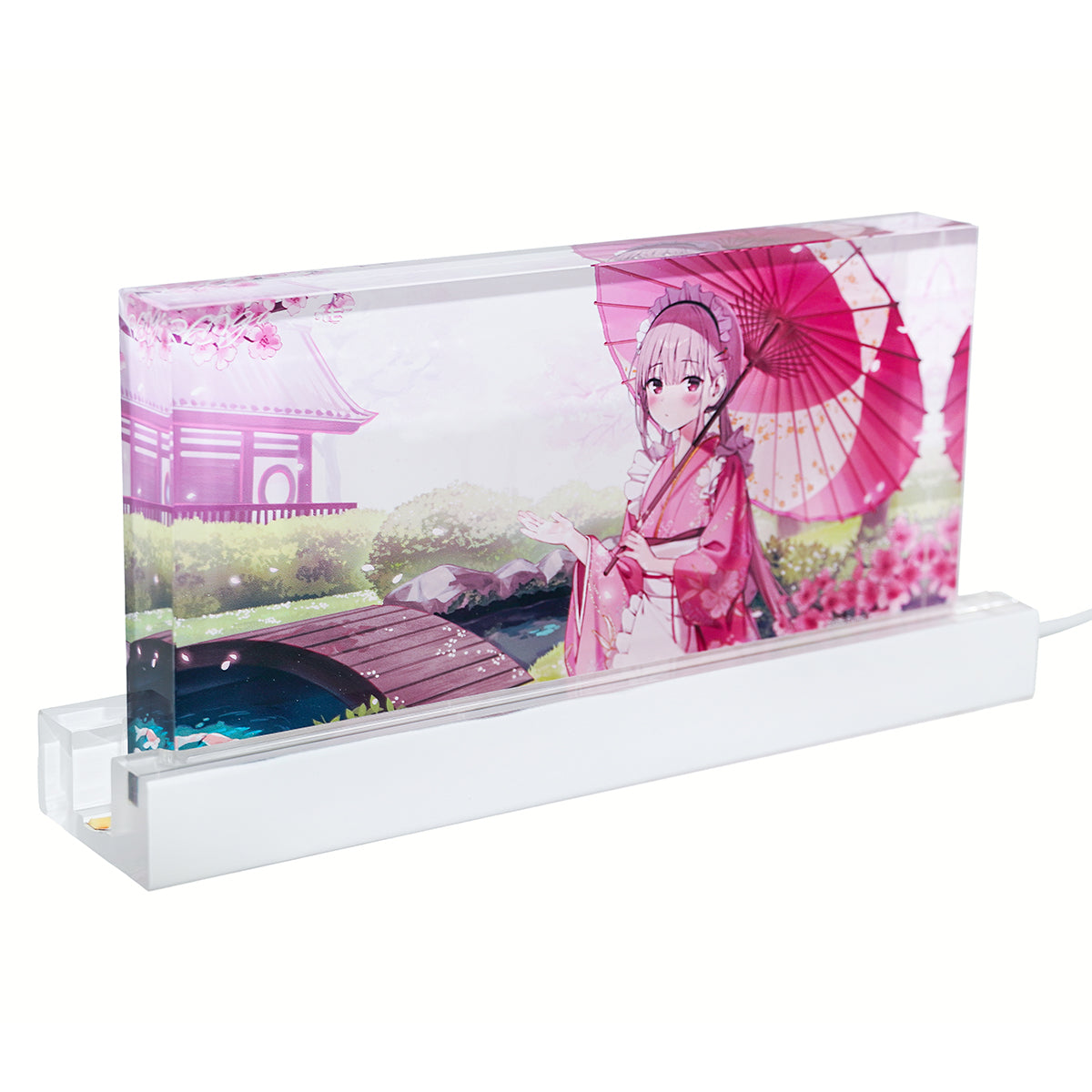 ふもコレSeasons × らんぐ LEDスタンド付きアクリルブロック 25春