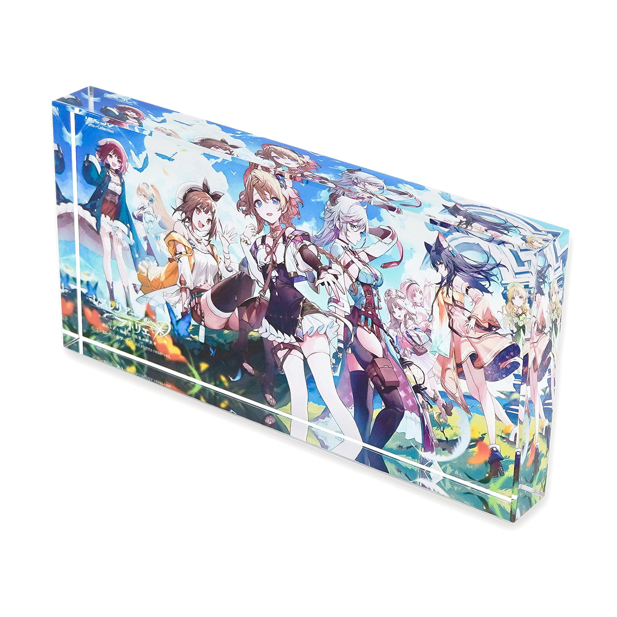 FumoColle x Atelier Lesleyana Acrylic Block with LED Stand - Group Picture of All the Main Characters
