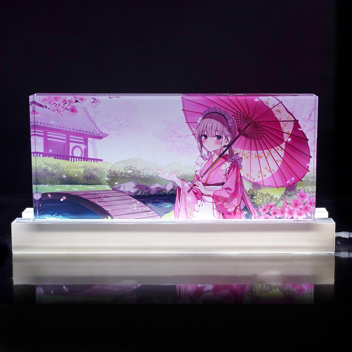 ふもコレSeasons × らんぐ LEDスタンド付きアクリルブロック 25春