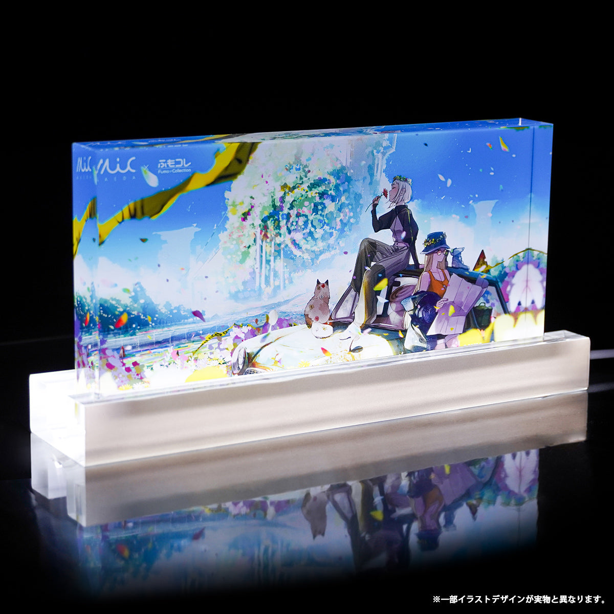 ふもコレSeasons × 前田ミック LEDスタンド付きアクリルブロック 25春