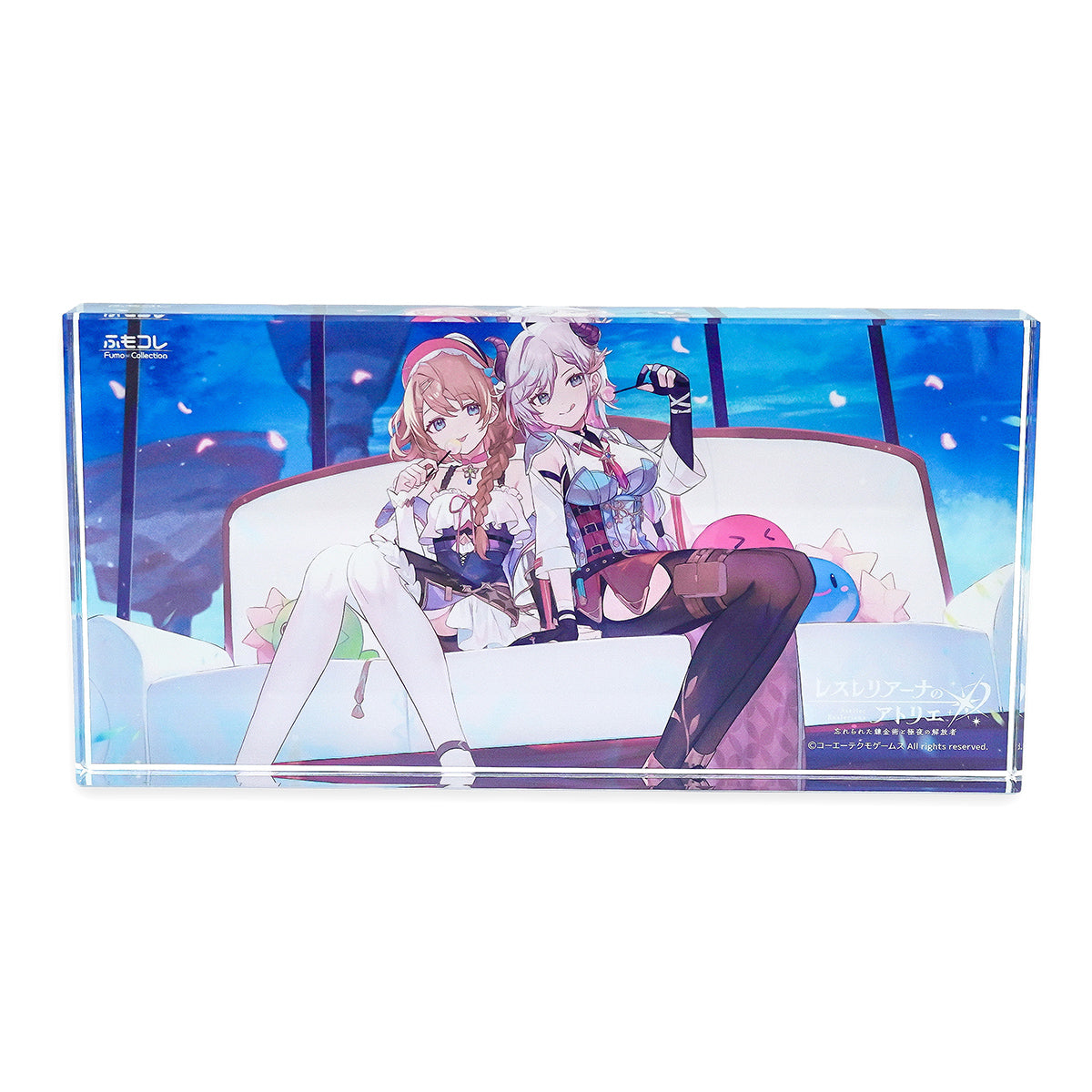 FumoColle x Atelier Lesleriana Acrylic Block with LED Stand Lesna & Valeria