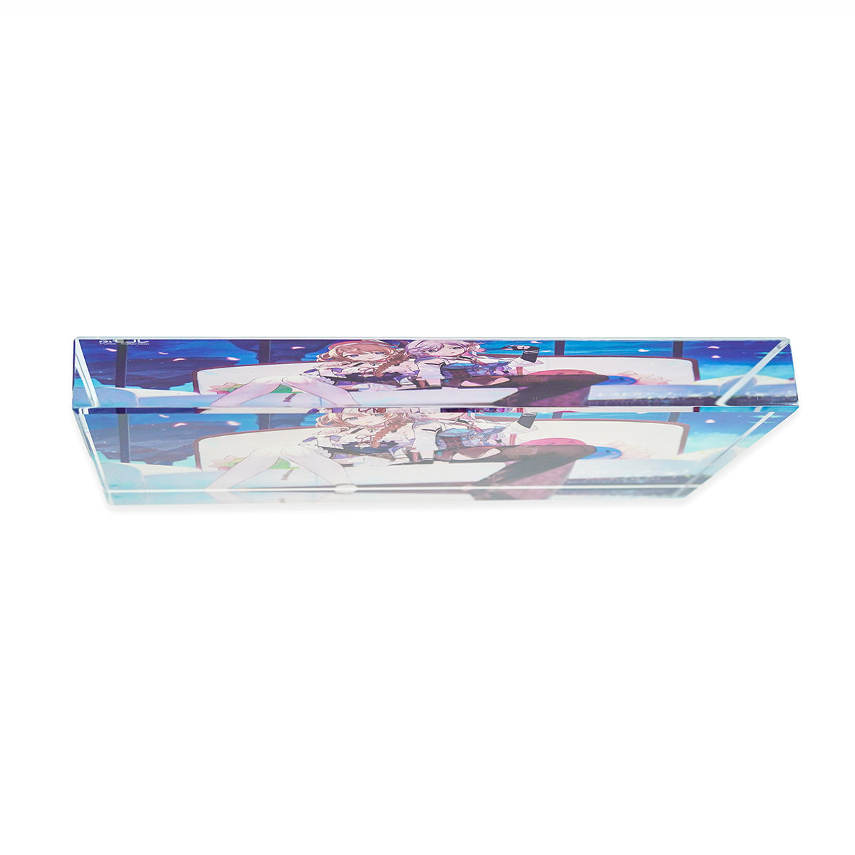 FumoColle x Atelier Lesleriana Acrylic Block with LED Stand Lesna & Valeria