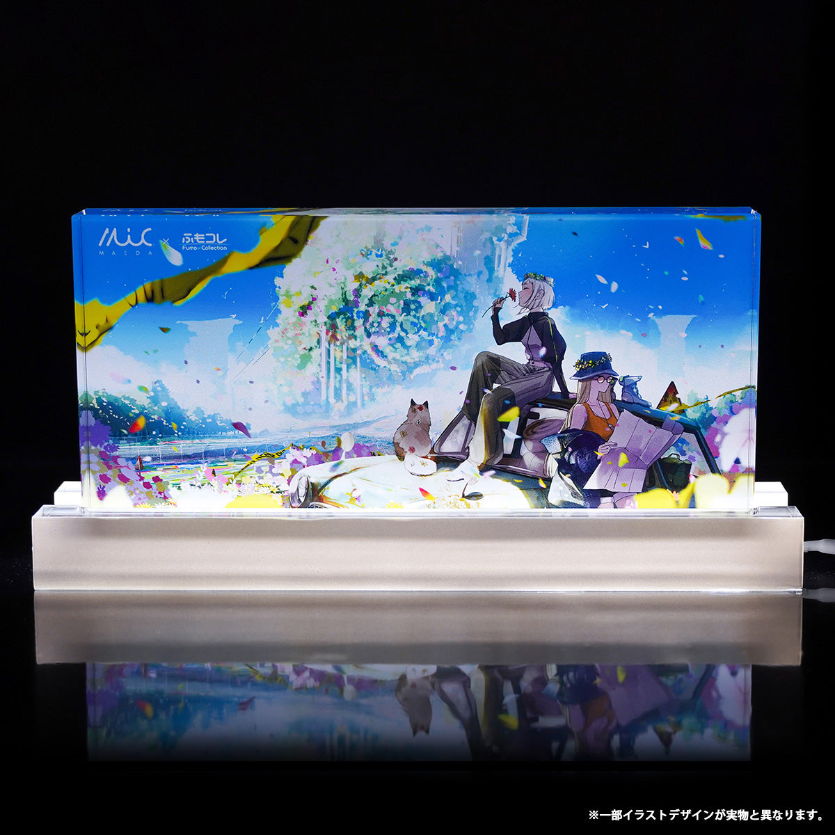ふもコレSeasons × 前田ミック LEDスタンド付きアクリルブロック 25春