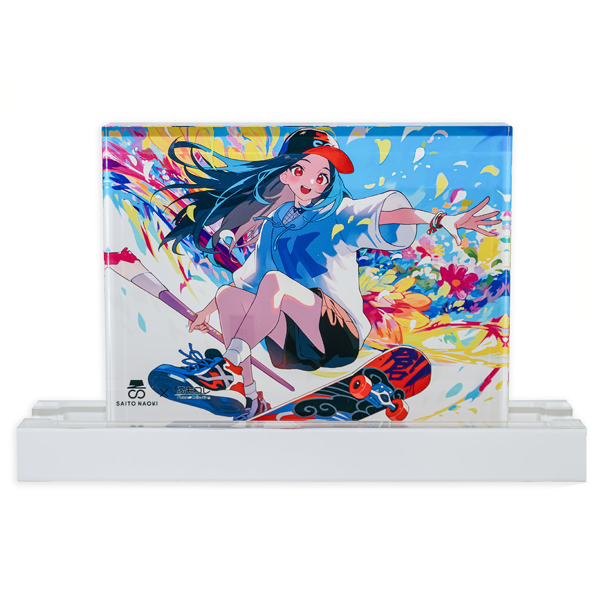 ふもコレSeasons × さいとうなおき LEDスタンド付きアクリルブロック 25春