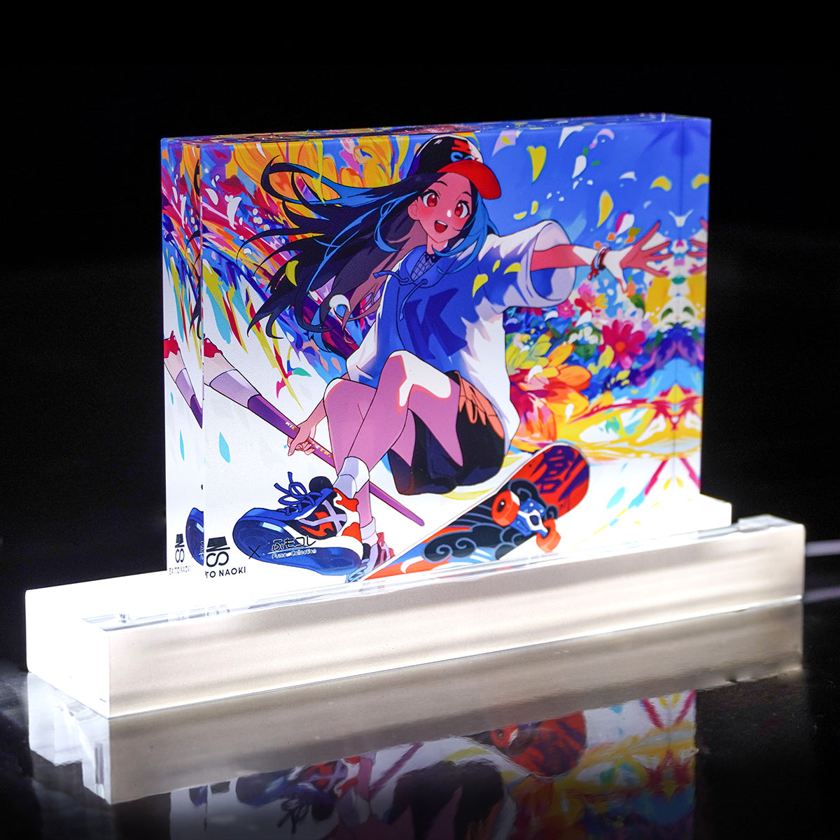 ふもコレSeasons × さいとうなおき LEDスタンド付きアクリルブロック 25春