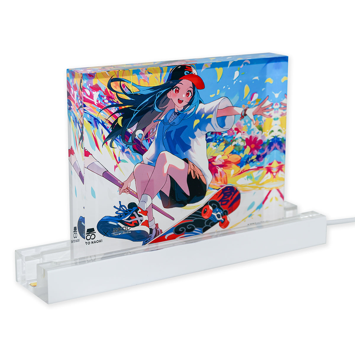 ふもコレSeasons × さいとうなおき LEDスタンド付きアクリルブロック 25春