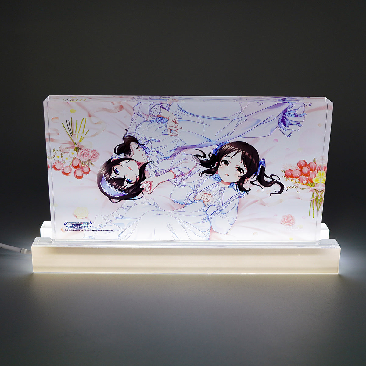 ふもコレ × アイドルマスター シンデレラガールズ LEDスタンド付きアクリルブロック 鷺沢文香&橘ありす