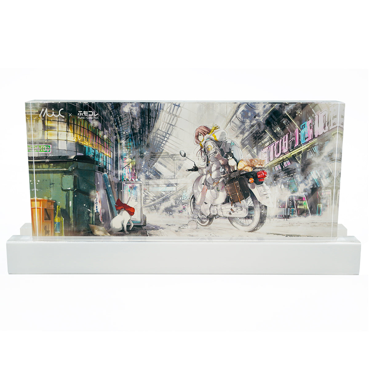 ふもコレSEASONS × 前田ミック LEDスタンド付きアクリルブロック 24冬