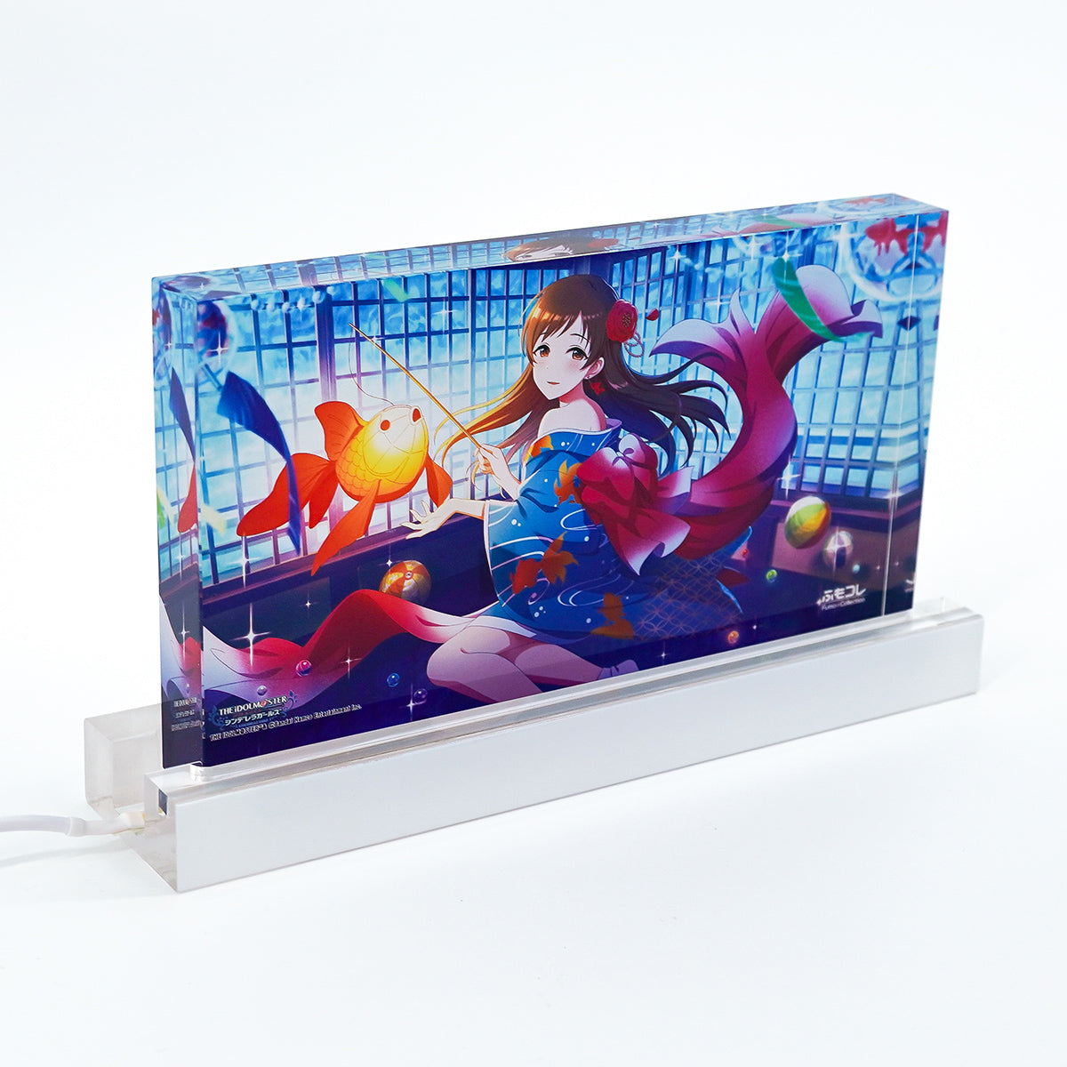 ふもコレ × アイドルマスター シンデレラガールズ LEDスタンド付きアクリルブロック 新田美波