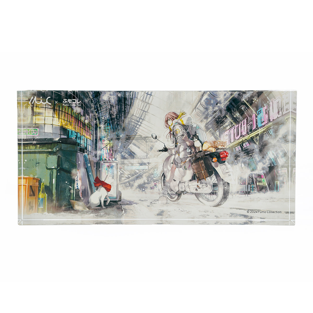 ふもコレSEASONS × 前田ミック LEDスタンド付きアクリルブロック 24冬