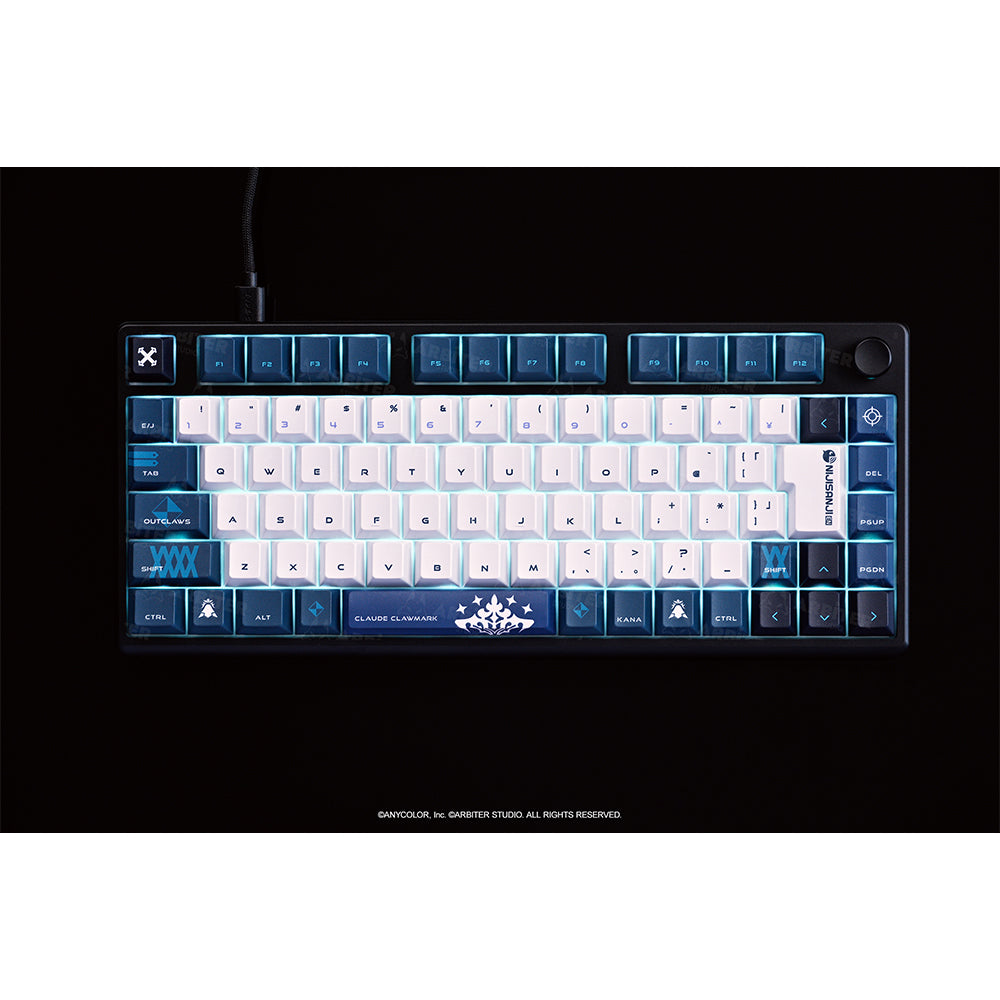 Arbiter Studio x NIJISANJI EN TENKO POLAR 75+ HE Gaming Keyboard JIS Layout CLAUDE CLAWMARK