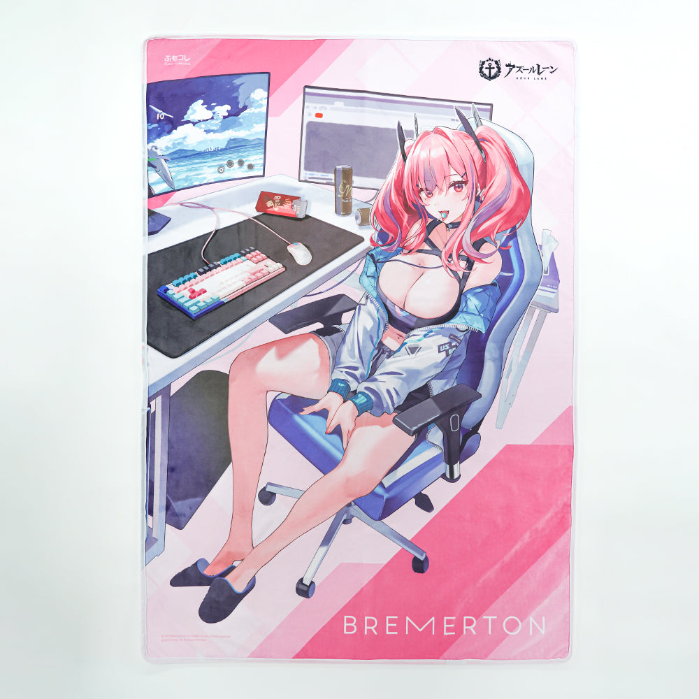 ふもコレ×アズールレーン 特大ブランケット ブレマートン