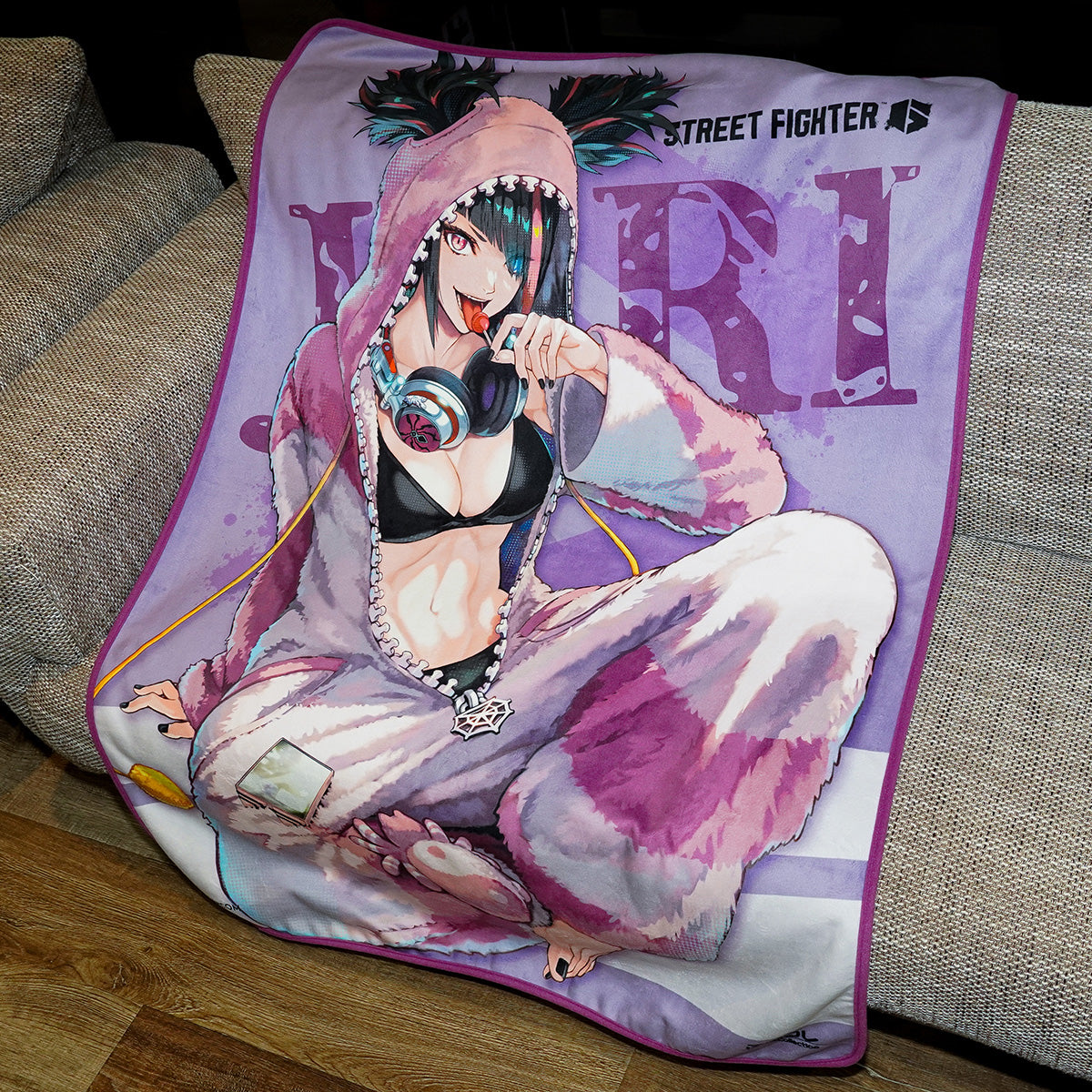FumoColle x Street Fighter 6 Blanket Juri