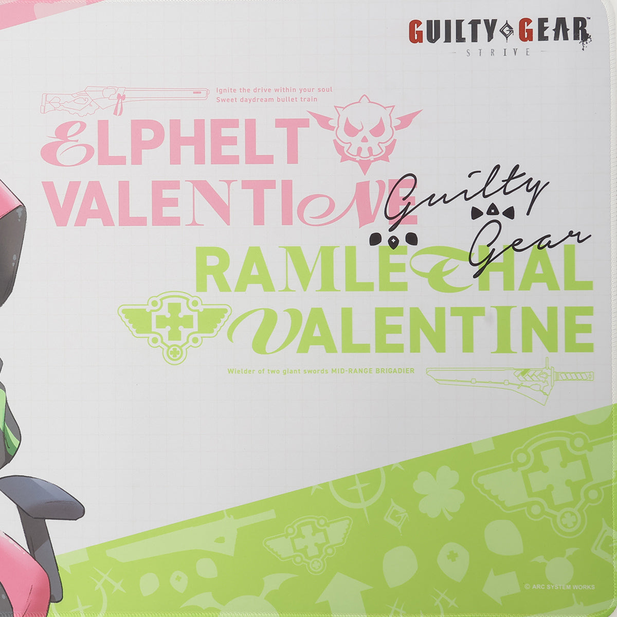GUILTY GEAR -STRIVE- × ふもコレ ゲーミングマウスパッド エルフェルト&ラムレザル 2XL (Odin Gaming)