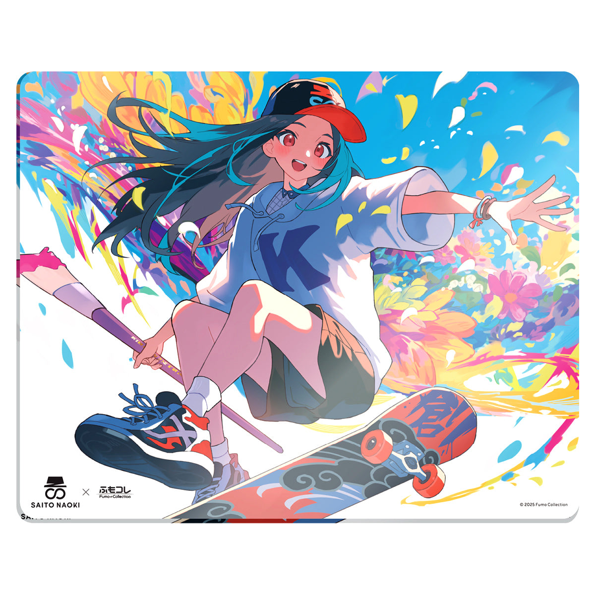 ふもコレSeasons × さいとうなおき Dream Gamer ガラスマウスパッド 25春【他商品との同梱不可】