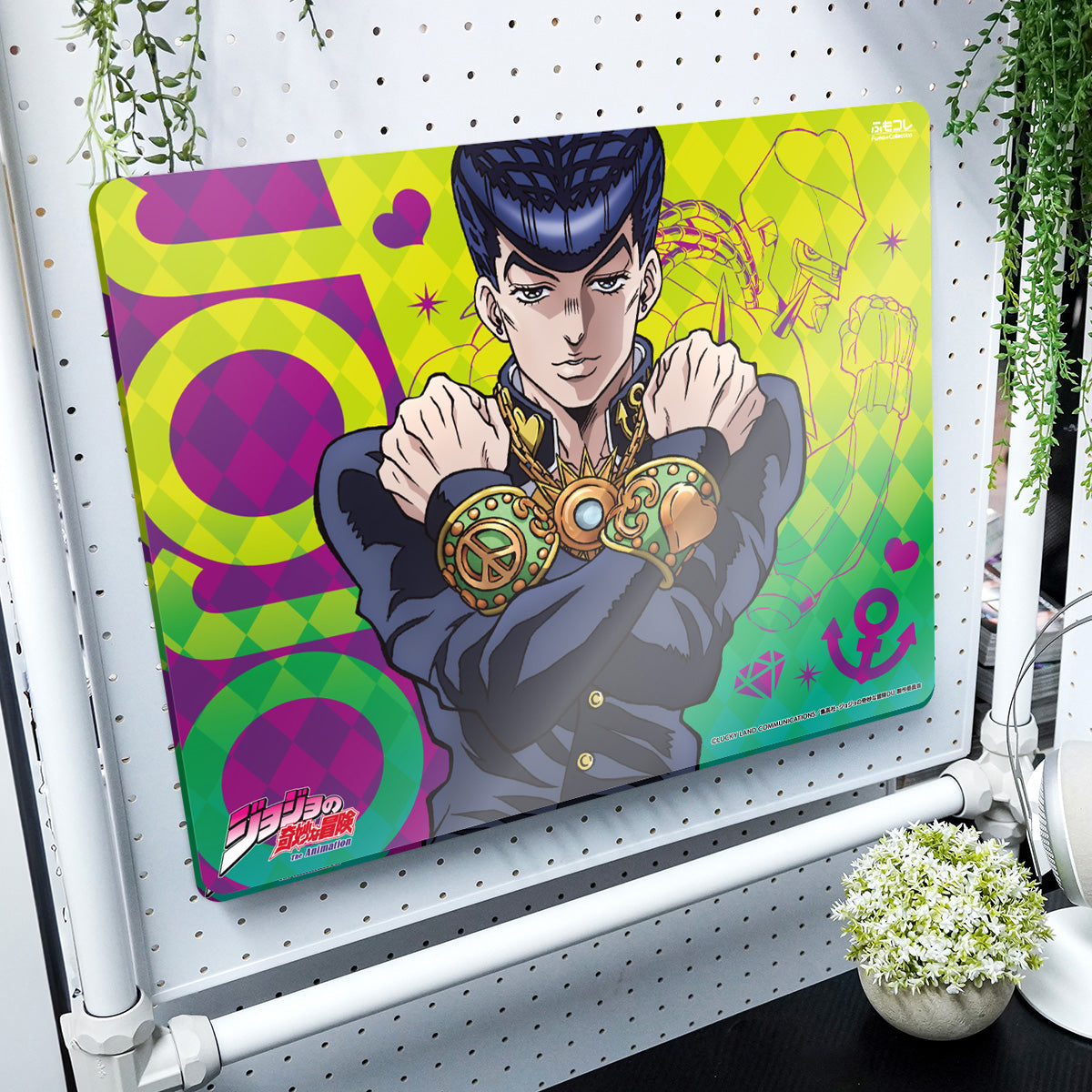ジョジョの奇妙な冒険 ダイヤモンドは砕けない コラボレーション ガラスマウスパッド Dream Gamer 浮【他商品との同梱不可】