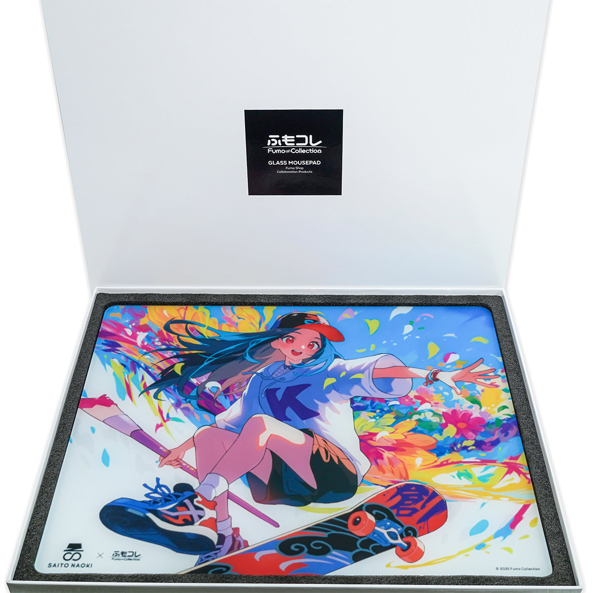 ふもコレSeasons × さいとうなおき Dream Gamer ガラスマウスパッド 25春【他商品との同梱不可】