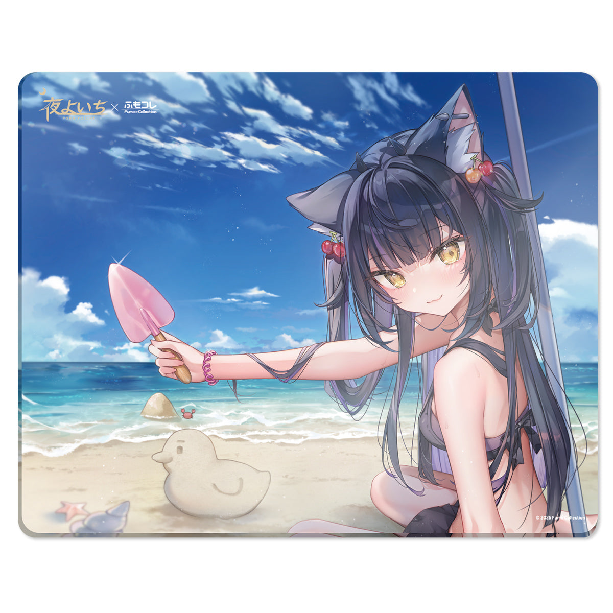 ふもコレSeasons × 夜よいち Dream Gamer ガラスマウスパッド 25夏【他商品との同梱不可】