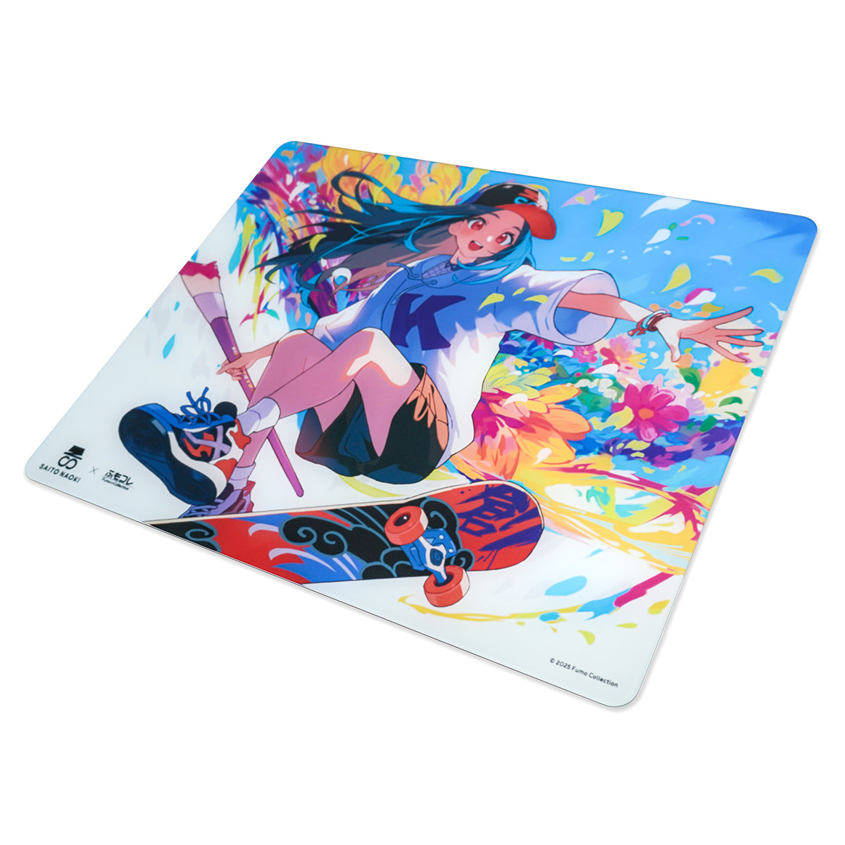 ふもコレSeasons × さいとうなおき Dream Gamer ガラスマウスパッド 25春【他商品との同梱不可】