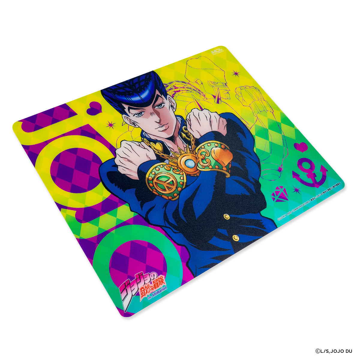 ジョジョの奇妙な冒険 ダイヤモンドは砕けない コラボレーション ガラスマウスパッド Dream Gamer 浮【他商品との同梱不可】