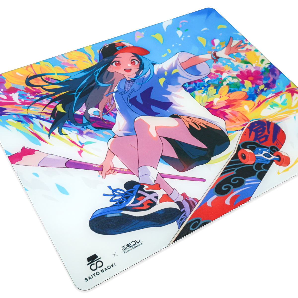 ふもコレSeasons × さいとうなおき Dream Gamer ガラスマウスパッド 25春【他商品との同梱不可】