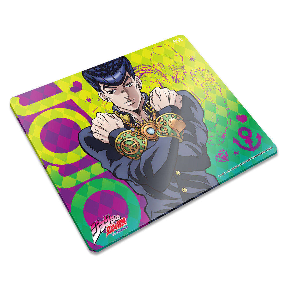 ジョジョの奇妙な冒険 ダイヤモンドは砕けない コラボレーション ガラスマウスパッド Dream Gamer 浮【他商品との同梱不可】