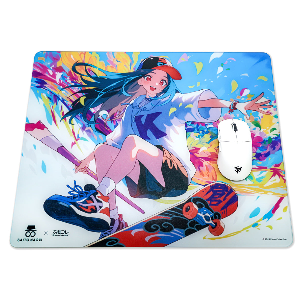 ふもコレSeasons × さいとうなおき Dream Gamer ガラスマウスパッド 25春【他商品との同梱不可】