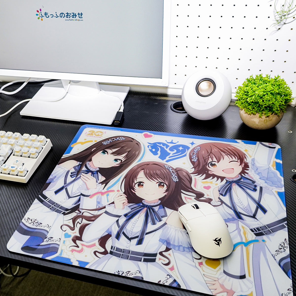 ふもコレ × アイドルマスター シンデレラガールズ ガラスマウスパッド【他商品との同梱不可】