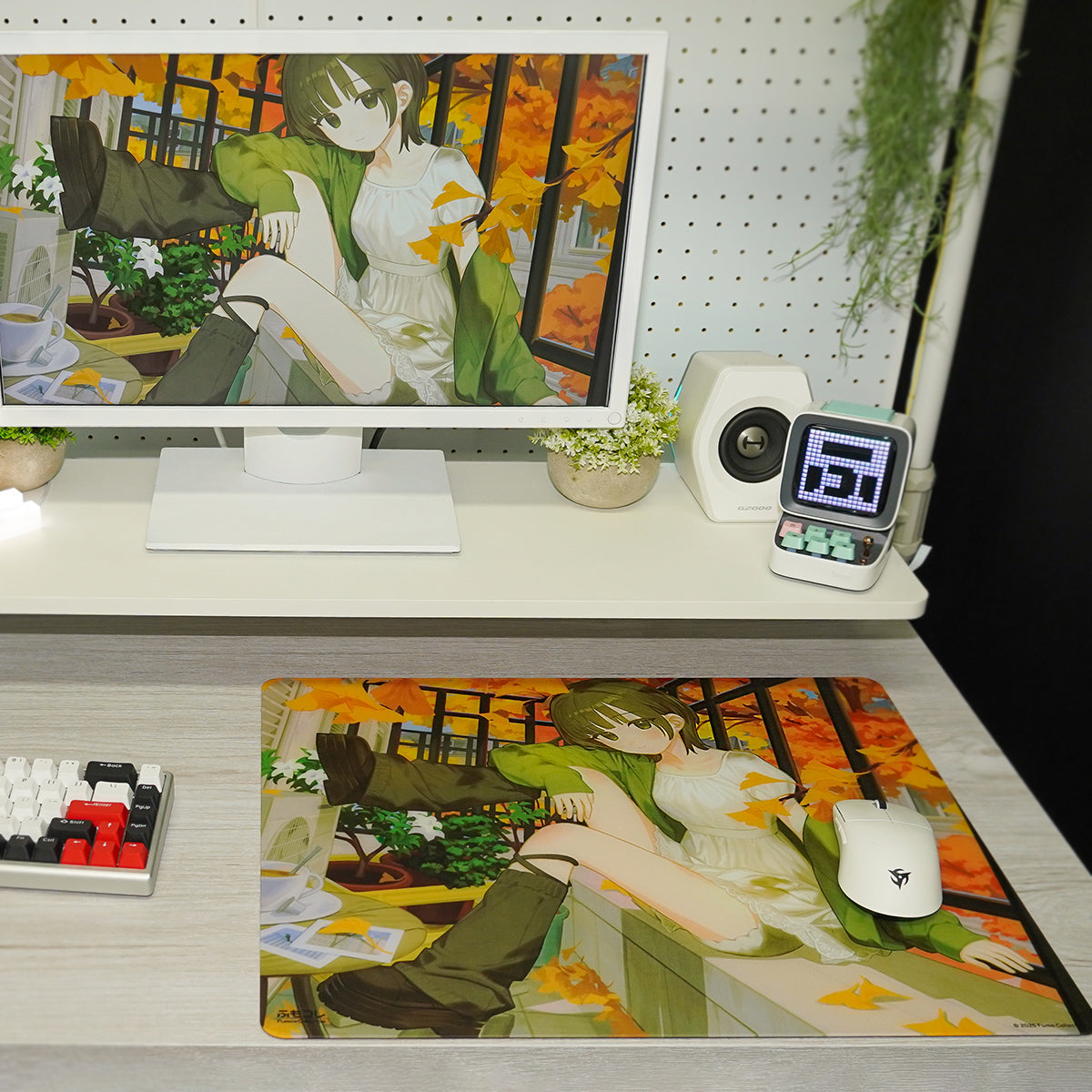 ふもコレSeasons × あすぱら Dream Gamer ガラスマウスパッド 25秋【他商品との同梱不可】