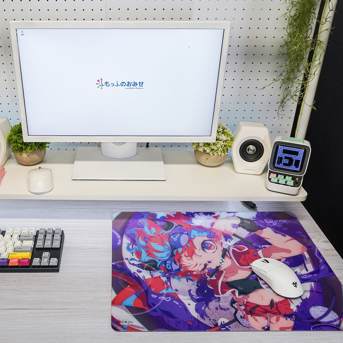FumoColle x MURASH GAMING Glass Mouse Pad Dream Gamer Floating