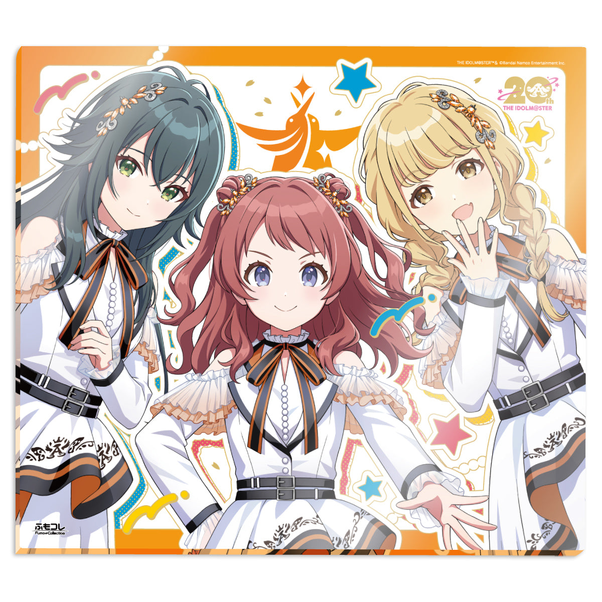 ふもコレ × 学園アイドルマスター ガラスマウスパッド【他商品との同梱 