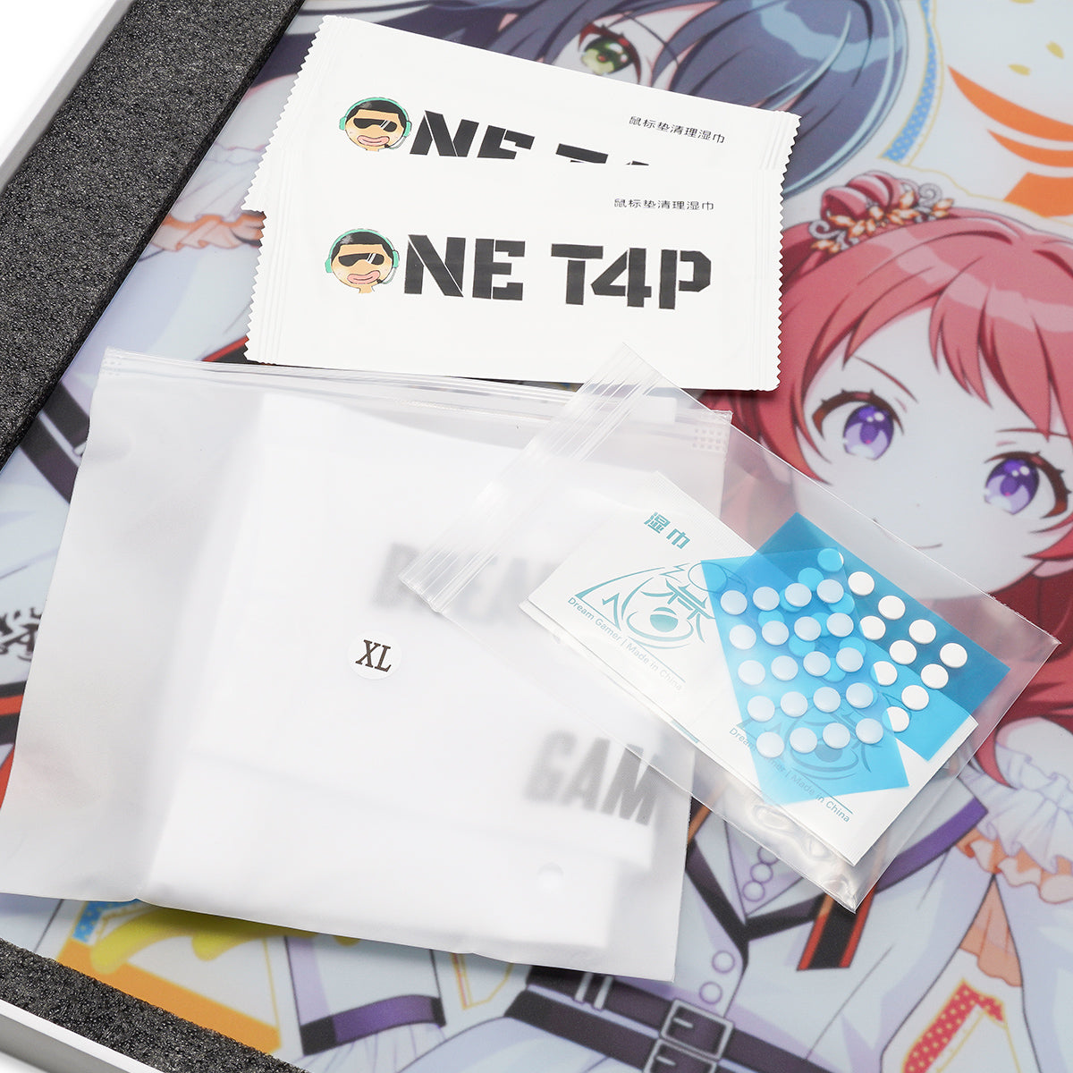 ふもコレ × 学園アイドルマスター ガラスマウスパッド【他商品との同梱不可】