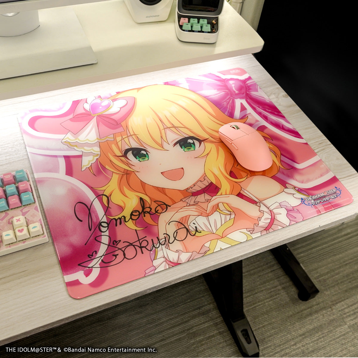 アイドルマスター シンデレラガールズ × ふもコレ ガラスマウスパッド 櫻井桃華 (Dream Gamer)【他商品との同梱不可】