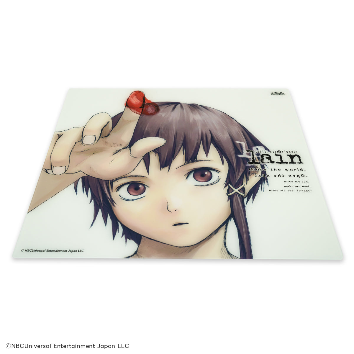 serial experiments lain × ふもコレ ガラスマウスパッド (Arbiter studio)【他商品との同梱不可】