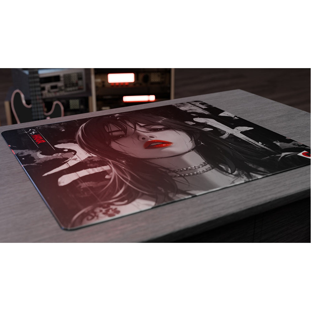 GLSSWRKS Hana Premium Glass Mousepad Japan Edition 560x480mm (Cannot be shipped with other products)