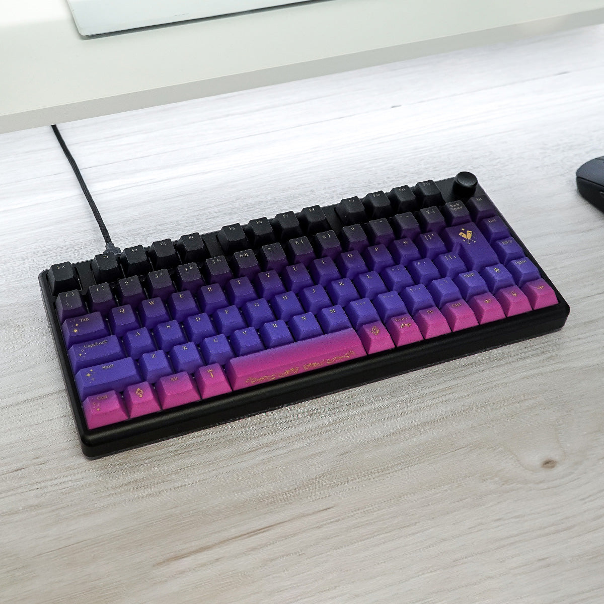 にじさんじ × ふもコレ キーボード 不破湊 Arbiter studio 日本語配列 75% ラピッドトリガー (FUJI+ Gateron 磁気スイッチ) 軸