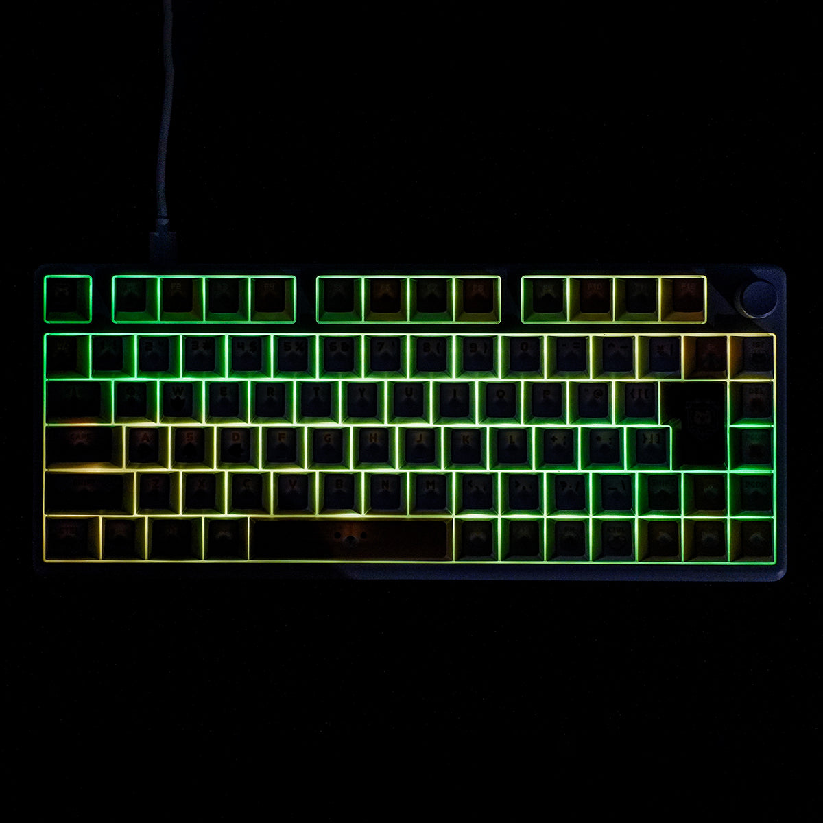 にじさんじ × ふもコレ キーボード 本間ひまわり Arbiter studio 日本語配列 75% ラピッドトリガー (FUJI+ Gateron 磁気スイッチ) 軸