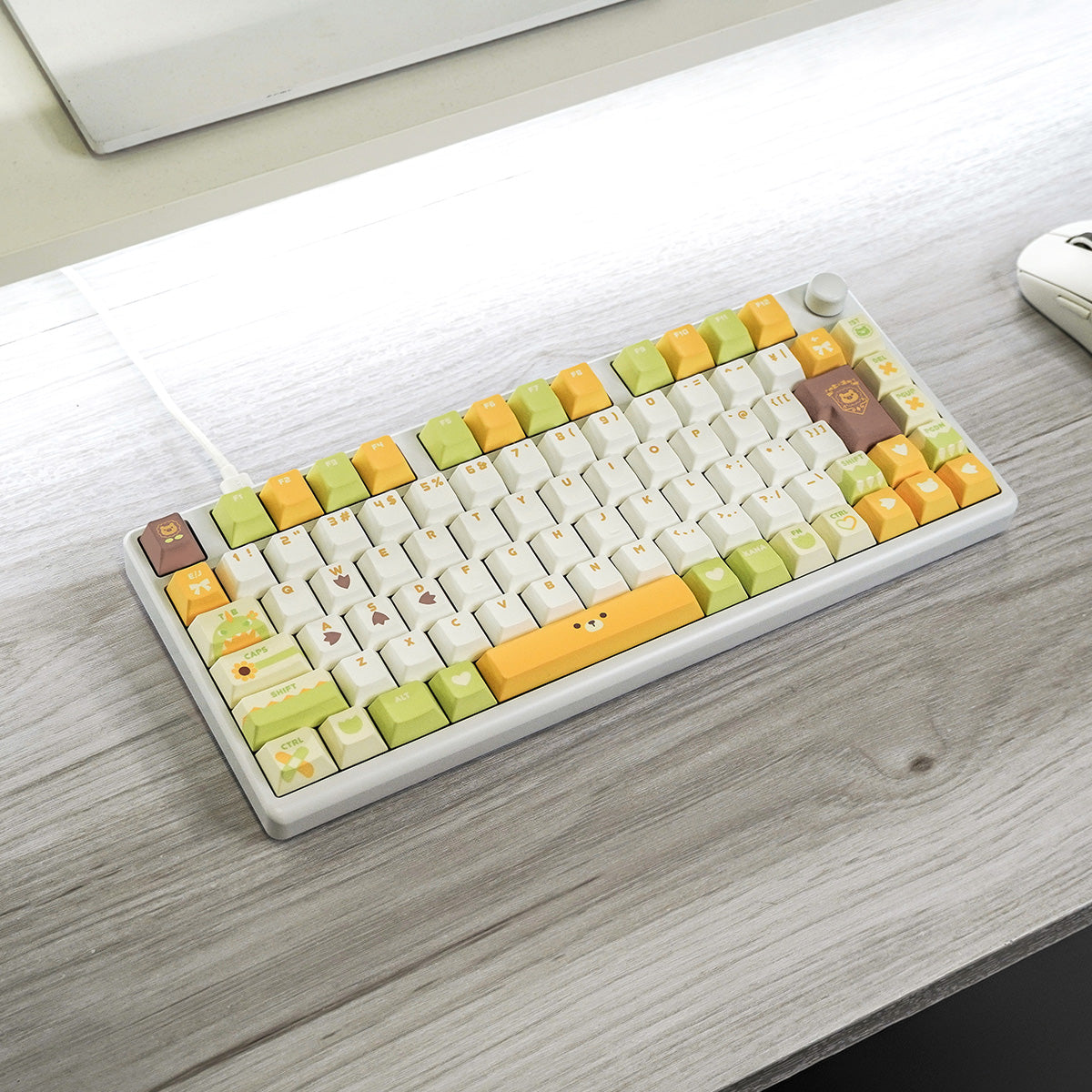 にじさんじ × ふもコレ キーボード 本間ひまわり Arbiter studio 日本語配列 75% ラピッドトリガー (FUJI+ Gateron 磁気スイッチ) 軸
