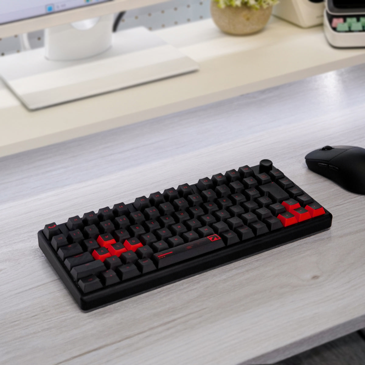 にじさんじ × ふもコレ キーボード 葛葉 Arbiter studio 日本語配列 75% ラピッドトリガー (Gateron Magnetic White) 軸