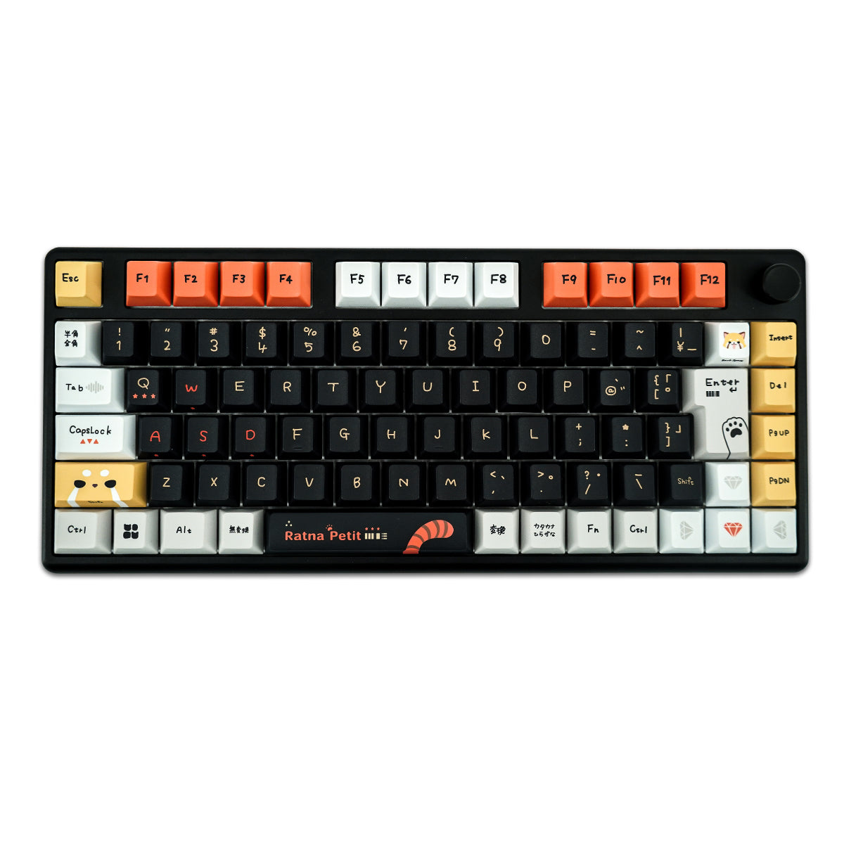 にじさんじ × ふもコレ キーボード ラトナ・プティ Arbiter studio 日本語配列 75% ラピッドトリガー (FUJI+ Gateron 磁気スイッチ) 軸