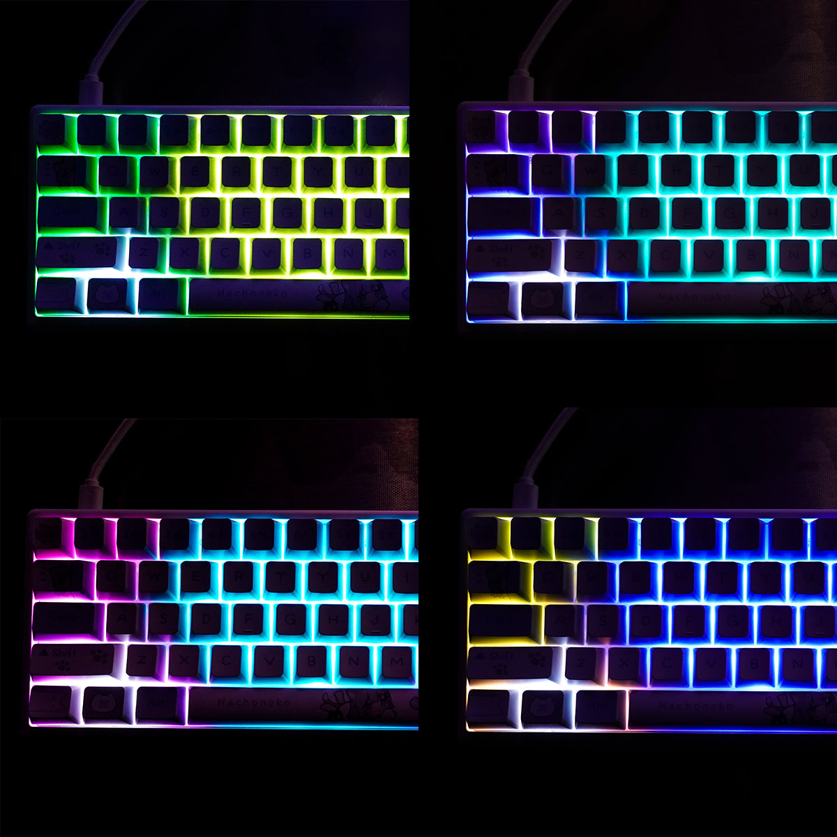 FumoColle x Nachoneko Keyboard English Layout (Base Model Arbiter Studio Polar 65 Pro)
