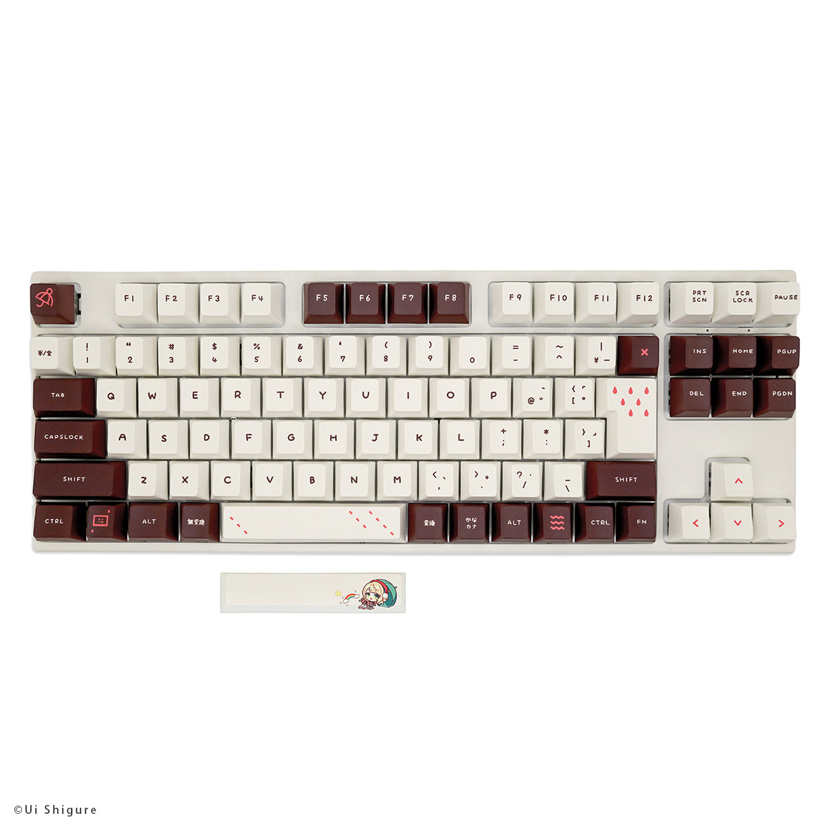 しぐれうい × ふもコレ キーボード 日本語配列 VARMILO