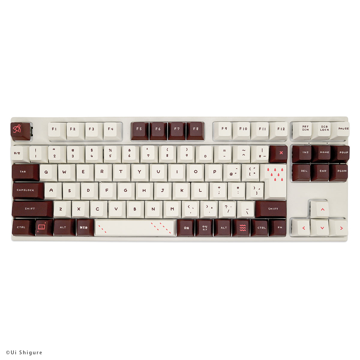 しぐれうい × ふもコレ キーボード 日本語配列 VARMILO