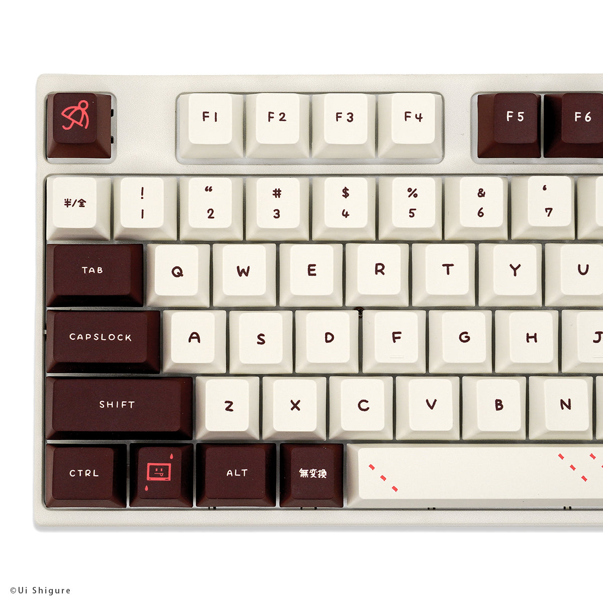 しぐれうい × ふもコレ キーボード 日本語配列 VARMILO