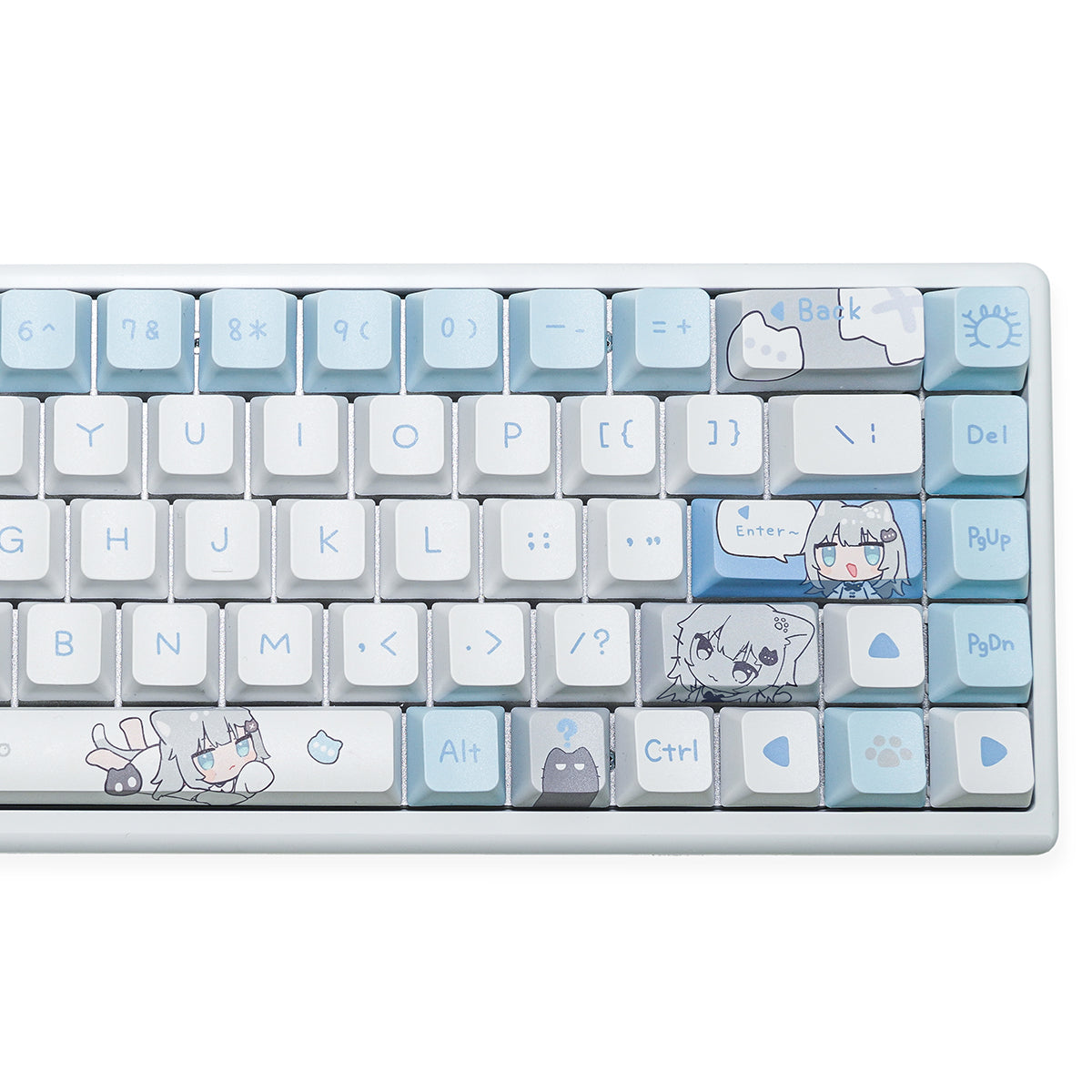 FumoColle x Nachoneko Keyboard English Layout (Base Model Arbiter Studio Polar 65 Pro)